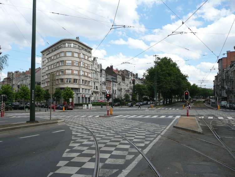 Kruispunt Elisabethlaan - Giraudlaan