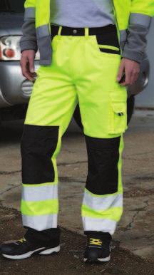 33 R328X SAFETY CARGO SORTS 280 g/m² 80% polyester, 20% katoen EN471 Class 2 Gedeeltelijk elastische tailleband