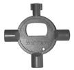 Profielhalfcilinderslot 50994 met sleutels voor sluiting Wartelplaten Blindplaat Membraanplaat Aardrail (ter vervanging) PE-Steekklem adapter links tbv steekklem adapter rechts tbv steekklem GLP5