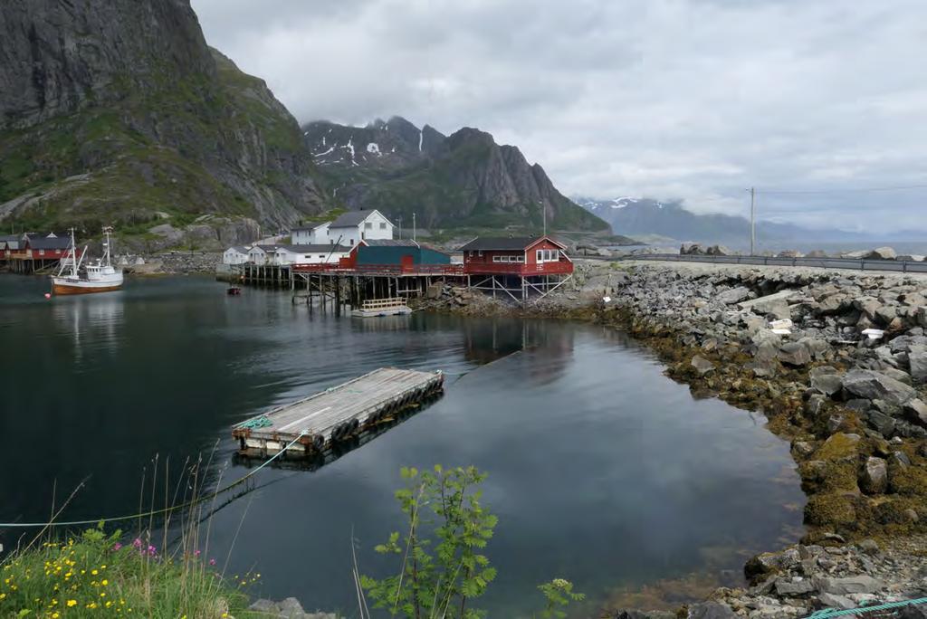 Lapland 2017 nr 09a: Lofoten (Noorwegen), 18 juni 2017. De dag begon net zoals we gisteren waren geëindigd, regen, regen, regen.