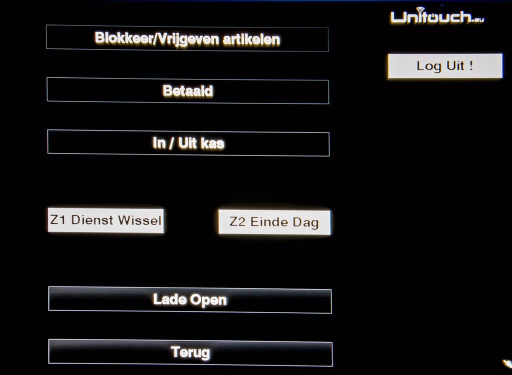 Herstellen Wanneer je per ongeluk iets hebt afgerekend, of contant hebt afgerekend terwijl de gast wil pinnen.