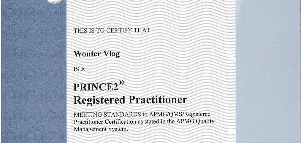 PRINCE2 PRACTITIONER EXAMENVOORBEREIDINGSPAKKET PRINCE2 is a registered trade mark