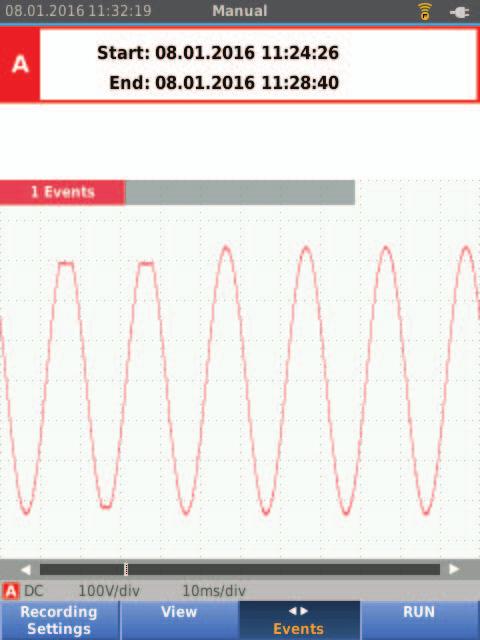 apparaat met hoog vermogen dat op hetzelfde circuit is aangesloten of door een losse verbinding.