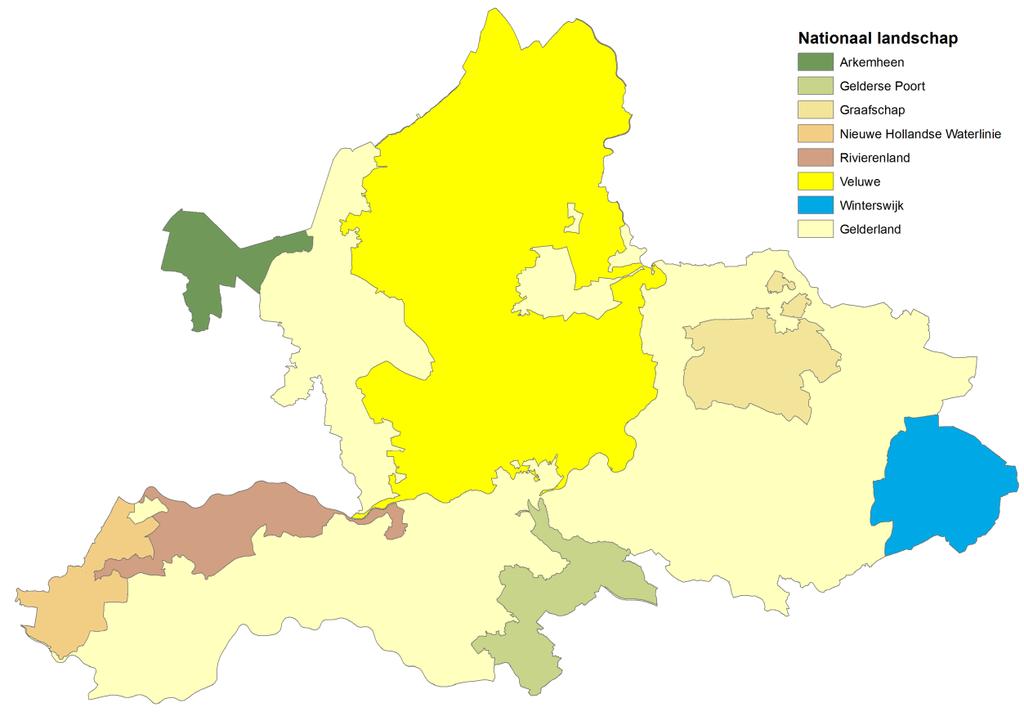 c. Omgaan met kernkwaliteiten binnen de Nationale Landschappen In de praktijk van het werken met de kernkwaliteiten van het landschap zijn er verschillende situaties denkbaar, die onderscheidend zijn