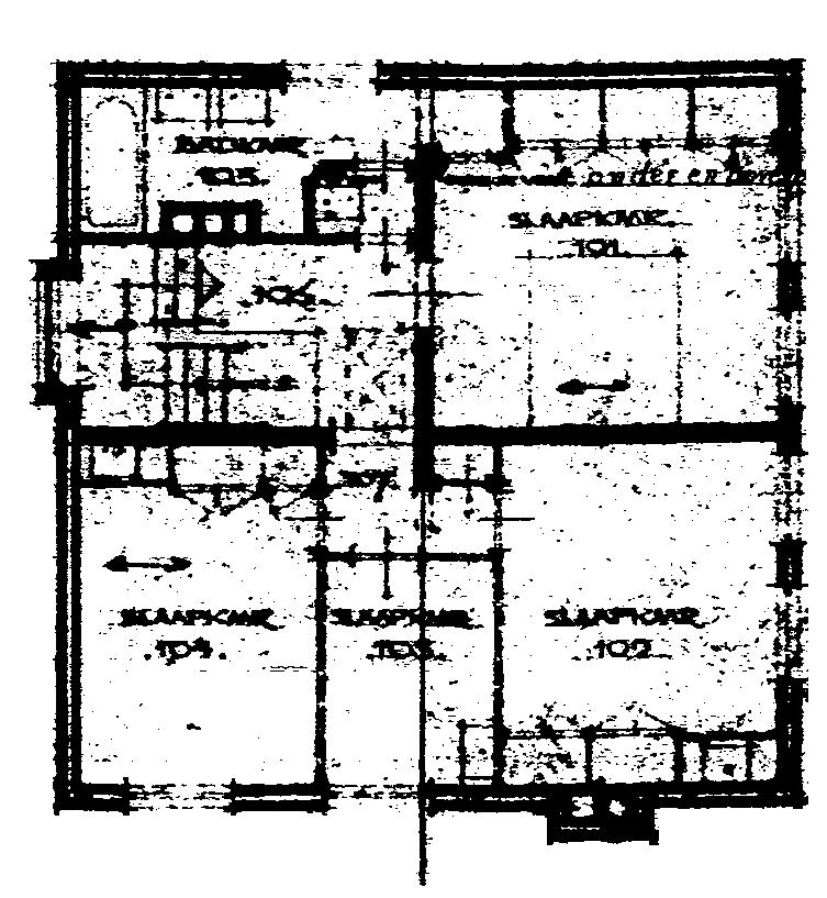 Plattegrond verdieping (niet op schaal) Alle plattegrondtekeningen zijn enkel bedoeld om een indruk te geven van de indeling van de