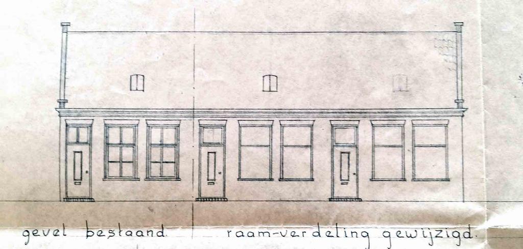 Afb. 6. Opstand uit 1969 met links de oude roede-indeling. Westfries Archief, Hoorn.