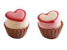 220 2. 103 Valentijn cupcakes assorti wit/roze 22,5 gr Art.nr.: 38670 2. 337 2.