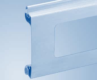 Aluminium / roestvrij staal HG-S Staal verzinkt Profielhoogte 60 mm Opbouwmaten voor panelen