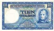 140,- - Prachtig. 1107. Nederland. 10 gulden. Bankbiljet. Type 1949. Willem I Molen - Zeer Fraai. (Alm. 47-1. AV.