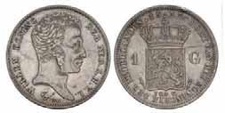 200,- 506. 1 gulden Willem I 1832 / 1823.