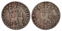 107. Delm. 1198. 80,- 18. 1 gulden Holland 1762. Fraai +. CNM 2.28.104.