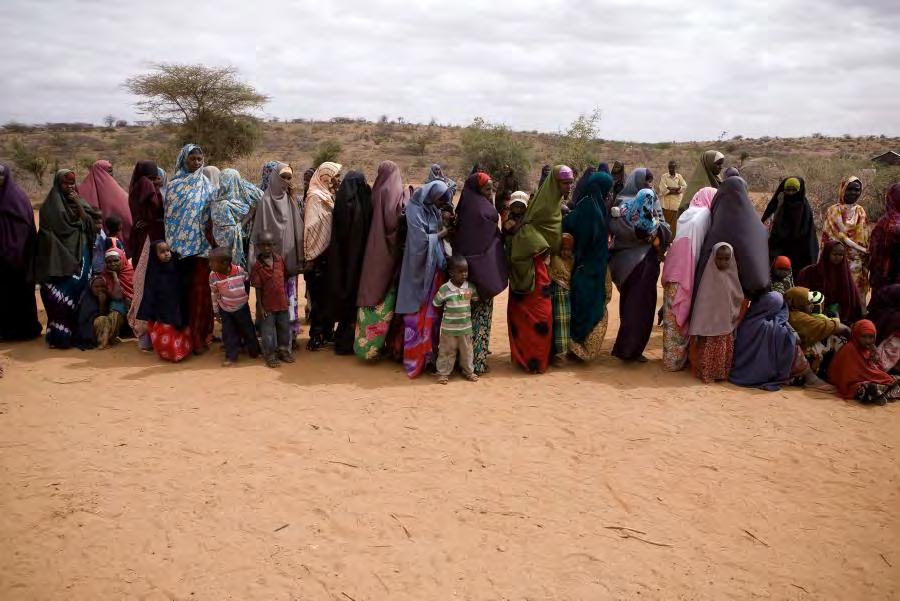 WFP/ Siegfried Modola Bij aankomst in een vluchtelingenkamp