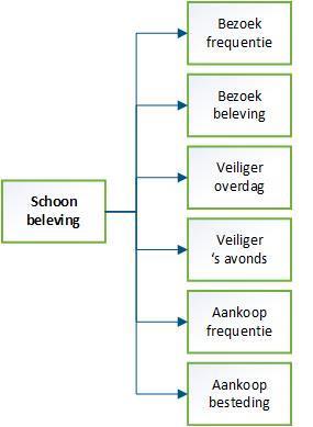 Categorie 2: H2a: Winkelgebieden die door het winkelend publiek als schoner worden ervaren, worden frequenter bezocht (B1).