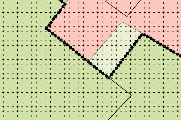 Het bouwvlak is aan de voorzijde conform de verleende vergunning vergroot.