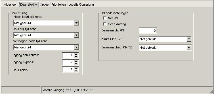 Zorg dat het lezer nummer (Lezer nr.) goed ingevuld wordt.