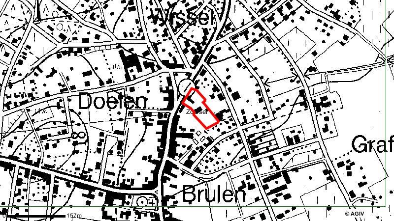 3 Beschrijving referentiesituatie 3.1 Landschappelijke context 3.1.1 Topografie Op de topografische kaart is het gebied gelegen op 18 m TAW (Fig. 5).