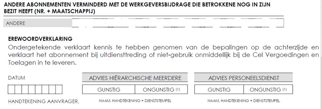 1.1 Openbaar vervoer A. Vervoerkosten 1.