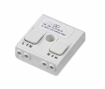 BESCHIKBARE HARDWARE WIRELESS CONTROL DIM8 (FALLING EDGE) Compact, hoge kwaliteit faseafsnijdende dimmer voor dimbare belastingen op de netspanning.