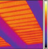 39,0 C 39,4 C (De afbeelding rechts toont thermografie-opnamen als voorbeeld) VoglThermotop, glad, RiLO-register CU50-GK Constructiewijze: ongeperforeerde gipskartonplaten 10 mm met meanderelementen