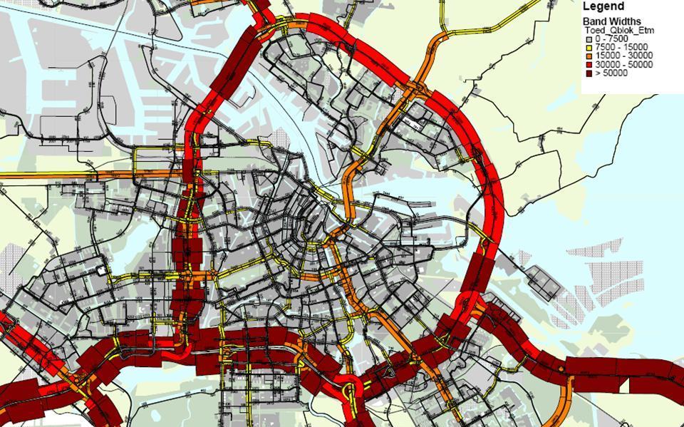 Figuur 9: Voorbeeld plot netwerkbelasting auto 7.2.