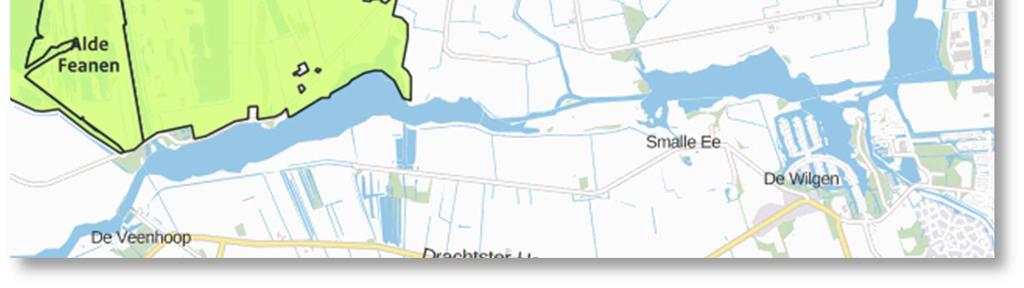 Op onderstaande afbeelding wordt de ligging van Natura 2000-gebied in de omgeving van het plangebied weergegeven. Ligging van Natura 2000-gebied nabij het plangebied.