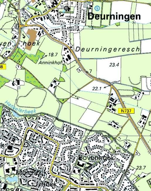 Meetlocatie Metingen langs vliegroute Fietspad Hasseleres Deurningen Kort traject zonder bomen Ervaring: Dwergvleermuizen vliegen hier vaak op hoofd