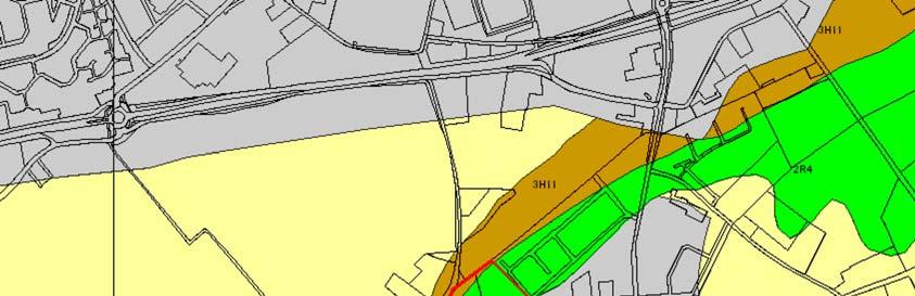 Geomorfologische Kaart van Alterra (zie Afbeelding 6) wordt aangeduid als beekdalbodem met veen