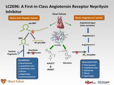 ARNI: Angiotensine Receptor Neprilysin Inhibitor Paradigm Trial: Bij NYHA-klasse II-IV, LVEF < 35-40%, BNP 150 pg/ml of NTproBNP 600 pg/ml.
