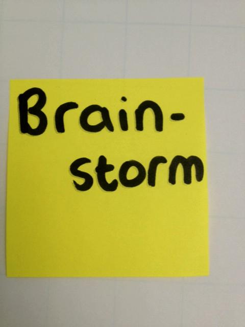 Brainstorm Doel: Idee vorming Creativiteitsbevordering Benodigdheden: Post - its Flap- over Tijd: Afhankelijk van het doel Werkwijze: Geef het doel van de werkvorm aan.