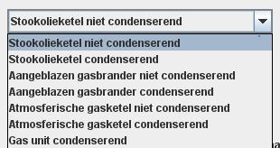 In (5): fabricatiejaar van de brander ingeven. 5.6.3 Kenmerken van de keteltoestand. Scherm 5.6.2.