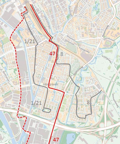 Vervoerplan 2014 Definitieve versie 11 UtrechtZuid Het afgelopen jaar zijn in de zuidoostelijke hoek van Utrecht diverse wijzigingen in de dienstregeling doorgevoerd, als gevolg van noodzakelijke