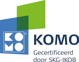 KOMO -merk ) ) (volgens nevenstaand voorbeeld) SKGIKOB.