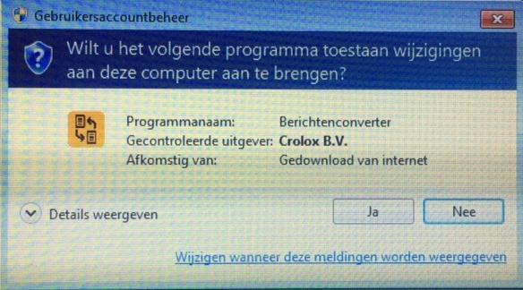 2 Installatie De Berichtenconverter is een tijdelijke module van Zorginstituut Nederland. U downlo