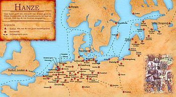 1. Wat was de Hanze Een Hanze was een naam voor de samenwerking van handelaren en steden tijdens de middeleeuwen.