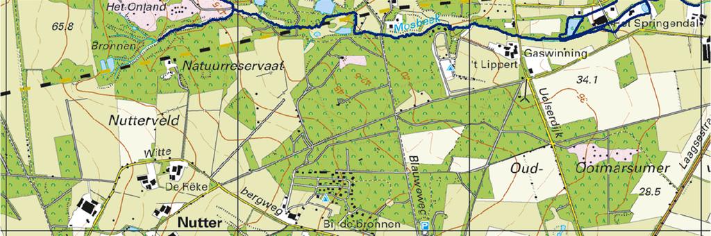 1 Ligging Het plangebied is gelegen in natuurgebied Springendal in Noordoost Twente provincie Overijssel, gemeente Tubbergen.