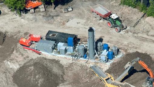 Sanering en ontwikkeling Grondwaterzuiveringsinstallatie 20 m³/u Opbouw : Buffertank