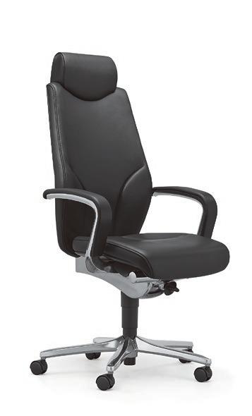 giroflex 64 DIRECTIEFAUTEUIL FAUTEUIL DE DIRECTION Comfortabel zitten. De directiefauteuil maakt indruk met een eersteklas afwerking zitcomfort.