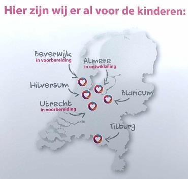 2. Status Muziekids Studio s Met landelijk vier studio s actief in Almere, Blaricum, Hilversum en Tilburg, geniet een toenemend aantal zieke kinderen van de muzikale afleiding die wij hen bieden