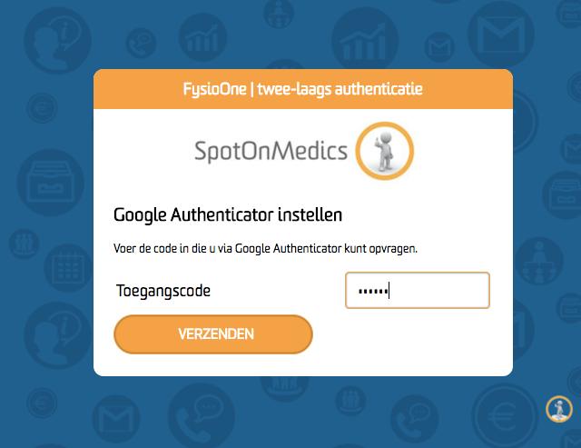 In dat geval kan het praktijkmanagement de koppeling van de Google Authenticator heractiveren voor deze specifieke gebruiker.