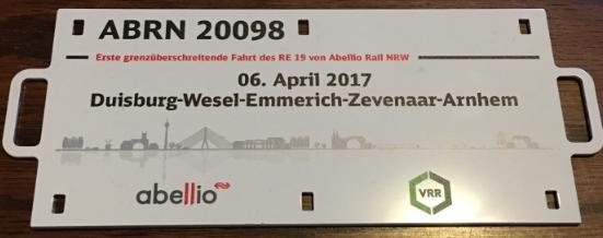 7 april 2017 Live op Omroep Gelderland Naar aanleiding van de officiële opening van de stoptreinverbinding tussen Arnhem en Düsseldorf, werden wij door Omroep Gelderland uitgenodigd om tussen 12.