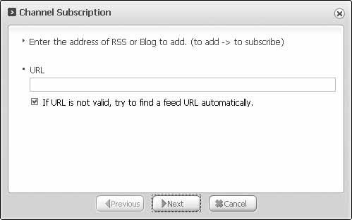 de datacast gebruiken Met <EmoDio> kunt u RSS-bloginformatie en -bestanden naar de speler overbrengen. Wat is RSS? RSS staat voor Rich Site Summary of Really Simple Syndication.