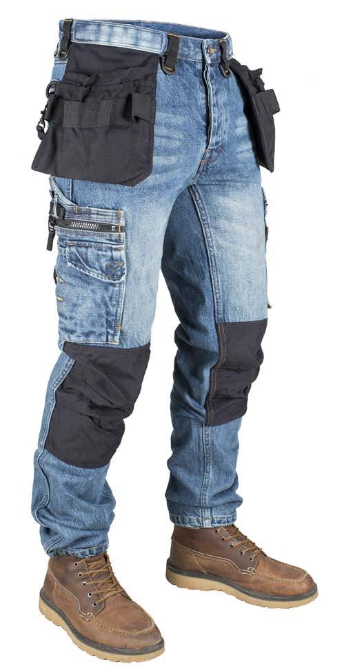 BROEKEN P12 DENIM WERKBROEK Werkbroek gemaakt van Japanse denim van de hoogste kwaliteit met een optimale pasvorm.