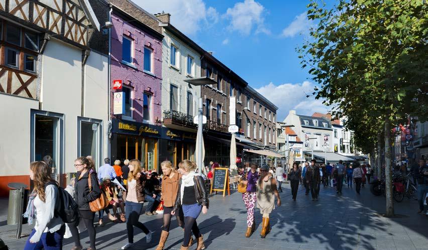 Wonen in Hasselt, een levendige en smaakvolle stad Hasselt is een leefbare stad op mensenmaat met 75.