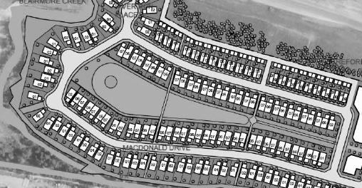 op de binnenring van 67 woningen