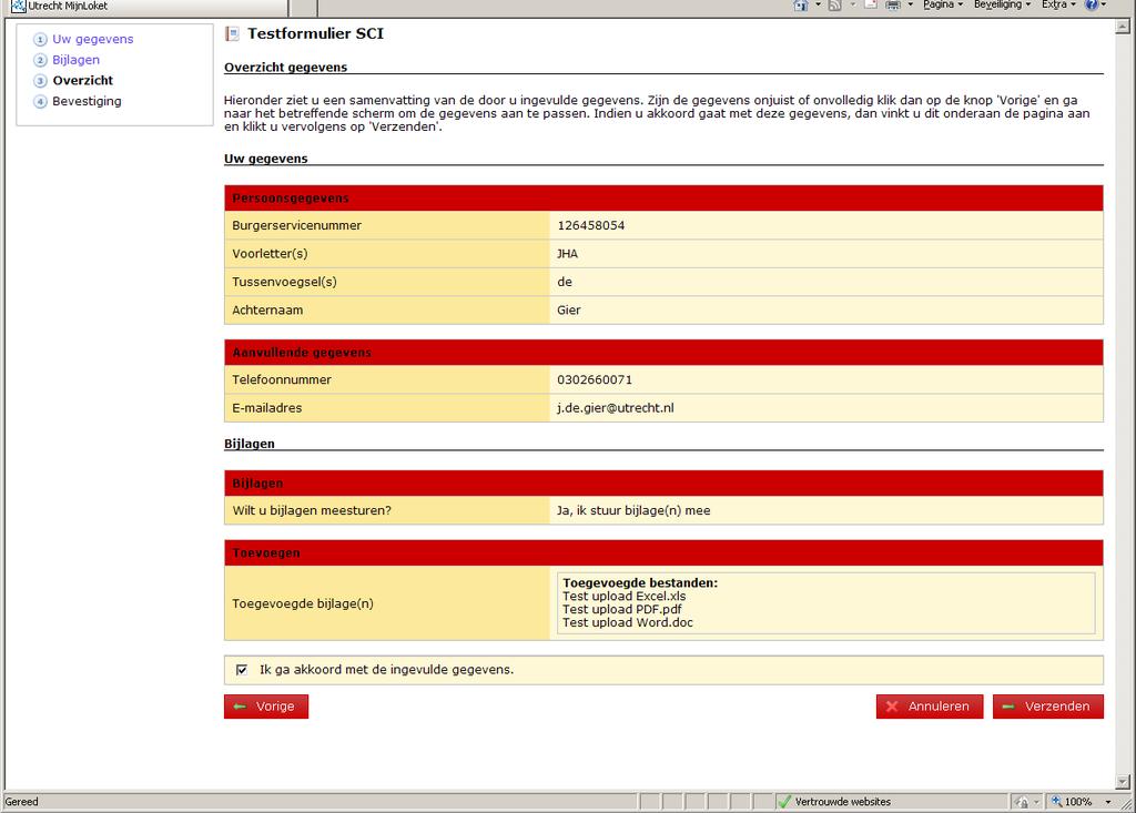 toolbox\testbestanden upload\ ) of upload eigen bestanden (xls, pdf word) Je kunt per keer 1 bestand selecteren (knop Bladeren) en daarna knop Toevoegen.