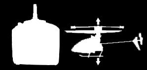 ZIJWAARTS Door de richtingshendel zijwaarts te bewegen gaat de helikopter naar links of naar rechts.