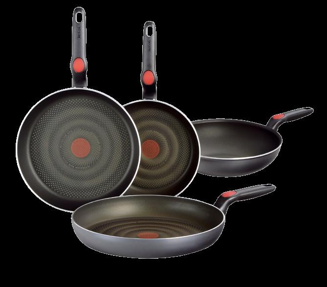 89* BIJ INLEVERING VAN EEN OUDE PAN 30% KORTING Pannenserie Talent Ultra-sterke Tefal Titanium Pro antiaanbaklaag