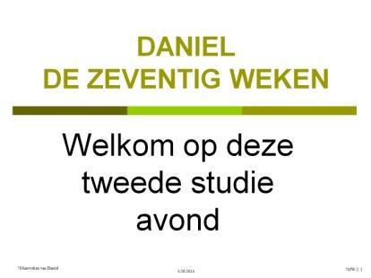 Tijdens deze tweede avond bespreken we de aanleiding tot de ballingschap van Juda en de betekenis daarvan. Het is voor het geheel van belang te zien waarom en waartoe de ballingschap kwam.