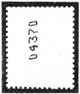 Afb.4 Kon. Beatrix-rolzegel van 1.40G, voor- en achterzijde. a. De achterzijde is (om de 5 zegels) voorzien van een 3-cijferig nummer (systeem SPEMA). b.