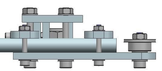 Monteer de assembly houder motor extruder links